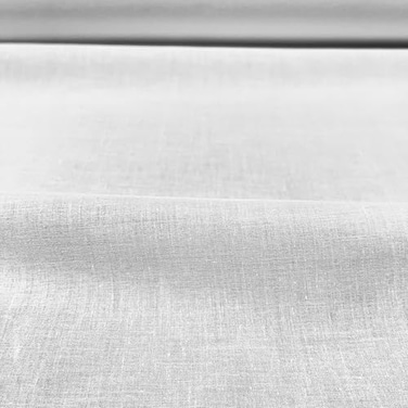 FabricLA White Cotton Fabric by The Yard 60 inches Wide Lining Fabric 2 Yard Cotton Fabric 75 GSM Thin Lightweight 100 Cotton Lawn Fabric by The Yard