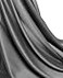 MDS Satin Fabric 10 Yards 44 Wide Silky Smooth Charmeuse Sateen Cloth for Wedding Arch Drapery Panel Backdrop Party Event Banquet Home Decoration Curtain Crafts DIY Sewing Costume Silver Gray