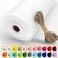 Luceinvita White Tulle Fabric Roll 54 x 40 Yards 120FT Tulle for Wedding Decoration Christmas Gift Wrapping DIY Tutu Party Backdrop Garden Baby Shower Table Skirts
