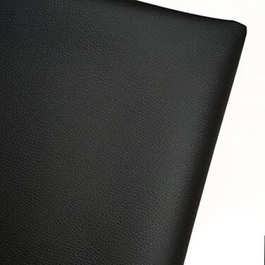 TAOHULIN Black Faux Leather PU Leather Fabric 36 x 54 1 Yard 08 mm Thickness Synthetic Leather Upholstery Leather Fabric Leather Material for Upholstery Couch Sofa Bags Chairs Car Seats DIY Crafts