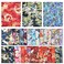 BDS-HOME 30Pcs 8 x 10 Inch Fat Quarters Cotton Fabric Bundle Squares Patchwork Japanese Style Printed Cotton Wrapping Cloth Quilting Fabric Bundles for DIY Patchwork Sewing