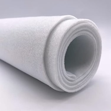 Ice Fabrics Craft Felt Fabric by The Yard 72 Wide 16mm Thick Acrylic Felt Soft and Durable Snow White Fabric for DIY Arts Crafts Decorations and More 2 Yards Snow White