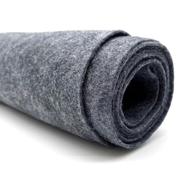 Ice Fabrics Craft Felt Fabric by The Yard 72 Wide 16mm Thick Acrylic Felt Soft and Durable Charcoal Fabric for DIY Arts Crafts Decorations and More 2 Yards Charcoal