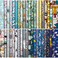 Tegeme 40 Pcs 10 x 10 Inches Cotton Fabric Bundle Squares Precut Fabric Squares Multi Color Floral Fat Sheets for Craft DIY Quilting Sewing Classic Patterns