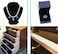 LEMGUBKP Black selfAdhesive Velvet Vanity Drawer Lining Jewelry Drawer Velvet Flocking Lining Crafted Fabric Peeling sticker1778X1182Inch inches Black