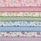 Antetek 7 pcs 20 x 20 Cotton Fabric DIY Making Supplies Quilting Patchwork Fabric Fat Quarter Bundles DIY for Quilting Cotton Patchwork Cushions Flowers Square 20 x 20