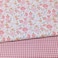 Antetek 7 pcs 20 x 20 Cotton Fabric DIY Making Supplies Quilting Patchwork Fabric Fat Quarter Bundles DIY for Quilting Cotton Patchwork Cushions Flowers Square 20 x 20