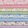 Antetek 7 pcs 20 x 20 Cotton Fabric DIY Making Supplies Quilting Patchwork Fabric Fat Quarter Bundles DIY for Quilting Cotton Patchwork Cushions Flowers Square 20 x 20