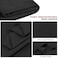 SBWLKJ Suede Upholstery Fabric Black 64 Wide by 96 DoubleSide Soft Smooth MicroSuede Material for Car Headliner Replacement Cushion Sofa Pillows Home Dcor Repair DIY