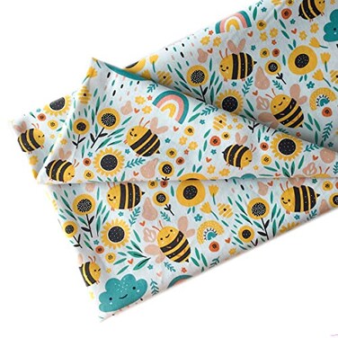 Joocolor Cotton Fabric by The Yard for Sewing DIY Crafting Fashion Design Full Width cuttable 36 x 43inches 91x109cm color005