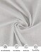 HOTGODEN Medium Weight 100 Cotton Muslin Fabric 59 inch x 10 Yards Bleached Muslin Linen Fabric Material for Sewing Material Apparel Cloth