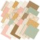 JarThenaAMCS 60Pcs Boho Cotton Fabric Bundles Boho Heart Sun Fabric Squares Colorful Quilting Patchwork for DIY Handmade Sewing Crafting 10 x 10 Inch