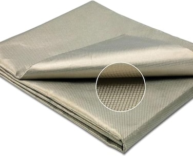 SINNSIDELIN Faraday FabricFaraday Cloth 433x118 Big 33 Yard Military Grade Conductive Material Protection EMP Signal Blocking Fabric from WiFiGPS