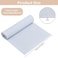 BENECREAT 10FT 1574 Inch Wide GrayWhite Felt Roll 1mm Thick Fabric Sheets Soft Woven Nonwoven Fabric Sheets for Crafts Patchwork Sewing Costumes