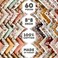 Fabricstown Vintage Floral Patchwork Cotton Fabric Set 60 PreCut Squares 2020 cm 88 inch 100 Cotton Eco Digital Print Made in Trkiye