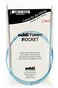 addi Circular Turbo Rocket Lace Skacel Blue Cord 32 inch 80cm Size US 09 55mm