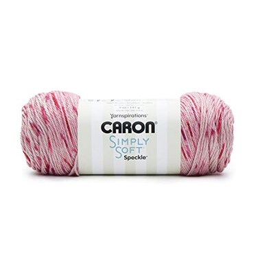 CARON Simply Soft Speckle Yarn Lipstick