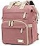 LTINVECK Crochet BackpackKnitting Bag Backpack Yarn Storage Organizer Travel BagYarn Storage Tote Bag for Knitting NeedlesCrochet Hooks Accessories