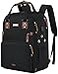 SINVICKO Crochet Bag BackpackKnitting Bag Backpack and Totes Organizer with USB Charging Port Large Yarn Storage Tote Bag Yarn Holder Case for Knitting Needles Crochet Hooksfits 156 inch LaptopBlack
