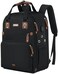 SINVICKO Crochet Bag BackpackKnitting Bag Backpack and Totes Organizer with USB Charging Port Large Yarn Storage Tote Bag Yarn Holder Case for Knitting Needles Crochet Hooksfits 156 inch LaptopBlack