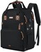 SINVICKO Crochet Bag BackpackKnitting Bag Backpack and Totes Organizer with USB Charging Port Large Yarn Storage Tote Bag Yarn Holder Case for Knitting Needles Crochet Hooksfits 156 inch LaptopBlack