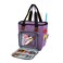 KOKNIT Yarn Storage Containers Durable Portable Travel Craft Tote Bag with Inner Divider for Yarn and Unfinished Project Outside Pockets for Knitting Tools Wonderful Yarn Bag for Beginners