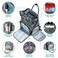 KOKNIT crochet bagknitting Backpack and Tote Bag Storage Bag Large capacity Yarn Storage Organizer Travel Crochet Bag Women Carrying Crochet Accessories Knitting Needles