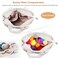 MYBAGZING Crochet Bag and Tote Corduroy Yarn Bag Yarn Holder and Storage for Crochet Hooks Knitting Accessories Mothers Day Gift