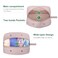 KarSyon Crochet Yarn Bag Knitting Bag Storage for Crocheting Accessories Crochet Hook Case Organizer Gift for Crochet Lovers Pink K3201