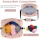 IBFUN Crochet Yarn Knitting Bag 2 Pcs Yarn Storage Organizer Crocheting Bags for Beginners with Shoulder Strap for Knit Accessories Needles Hooks