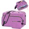 IBFUN Crochet Yarn Knitting Bag 2 Pcs Yarn Storage Organizer Crocheting Bags for Beginners with Shoulder Strap for Knit Accessories Needles Hooks