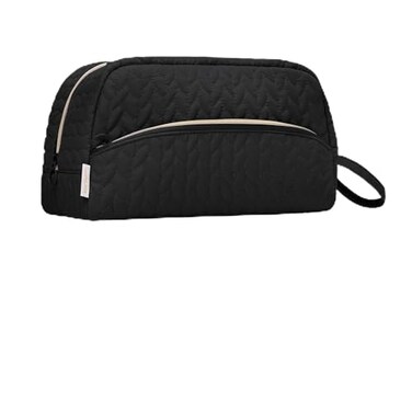 KarSyon Crochet Yarn Bag Knitting Bag Storage for Crocheting Accessories Crochet Hook Case Organizer Gift for Crochet Lovers Black K3201