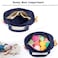 MYBAGZING Canvas Yarn Storage Organizer Bag Washable Crochet Bag with Pockets for Yarn Hooks Needles Travel Knitting Tote for Crafters Gift for Crocheters Knitters MediumLarge