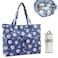 Hobekoee Crochet Bag Organizer Yarn Storage OrganizerPortable Yarn Bag with Multiple Pockets for Yarn Balls Knitting Crochet Accessories
