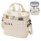 Nestchic Expandable Crochet BagAntiTangle Yarn Storage Organizer Durable Knitting Project Bags for Crocheting Accessories Portable Travel Yarn Bag for Knitters Crochetersldeal Gift for Womenkhaki