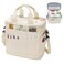 Nestchic Expandable Crochet BagAntiTangle Yarn Storage Organizer Durable Knitting Project Bags for Crocheting Accessories Portable Travel Yarn Bag for Knitters Crochetersldeal Gift for Womenkhaki