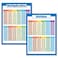 Palace Learning 2 Pack Multiplication Tables and Division Poster Set Math Classroom Charts LAMINATED 18 x 24