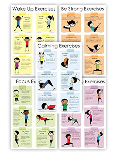 Your Therapy Source Exercise Posters for The Classroom and Home