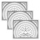 Palace Learning 3 Pack Family Tree Chart To Fill In 6 Generation Genealogy Poster Blank Fillable Ancestry Chart Version 2 18 x 24
