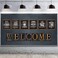 DUAIAI 13 Pieces Industrial Chic Bulletin Board Posters Inspirational Quote Positive Affirmation Motivational Posters with Welcome Sign for School Decor Classroom Decorations