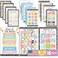Hadley Designs 16 Educational Posters for Classroom Must Haves Laminated PreK Posters for Toddler Homeschool Essentials Toddler Preschool Learning Activities Kindergarten Classroom Decor