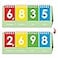 SpriteGru Freestanding Place Value Flip Chart Double Side with Whole Numbers Educational Math Learning Tool to Count Place Value to The Thousands