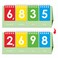 SpriteGru Freestanding Place Value Flip Chart Double Side with Whole Numbers Educational Math Learning Tool to Count Place Value to The Thousands