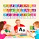 OUNENO ASL Alphabet Number Line Set ABC Number 020 American Sign Language Alphabet Numbers Cards Posters Bulletin Board Wall Decorations for PreSchool Kindergarten Elementary Sign Language Classroom N