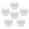 FFchuanhe Craft Foam Balls 6 Inch 6 Pcs Polystyrene Foam Balls Smooth Round Ball for Arts and Crafts Supplies School Project Wedding Party Decorations White