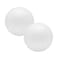 FFchuanhe 2 Pcs Craft Foam Balls 8 Inch Polystyrene Smooth Round Balls for Arts and Crafts Supplies School Project Wedding Holiday Party White