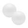 FFchuanhe 2 Pcs Craft Foam Balls 8 Inch Polystyrene Smooth Round Balls for Arts and Crafts Supplies School Project Wedding Holiday Party White