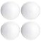 Bright Creations Foam Balls 5Inch White 4 Pack Craft Foam Spheres for DIY Craft Projects Floral Arrangements DIY Ornaments