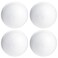Bright Creations Foam Balls 5Inch White 4 Pack Craft Foam Spheres for DIY Craft Projects Floral Arrangements DIY Ornaments