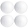 Bright Creations Foam Balls 5Inch White 4 Pack Craft Foam Spheres for DIY Craft Projects Floral Arrangements DIY Ornaments